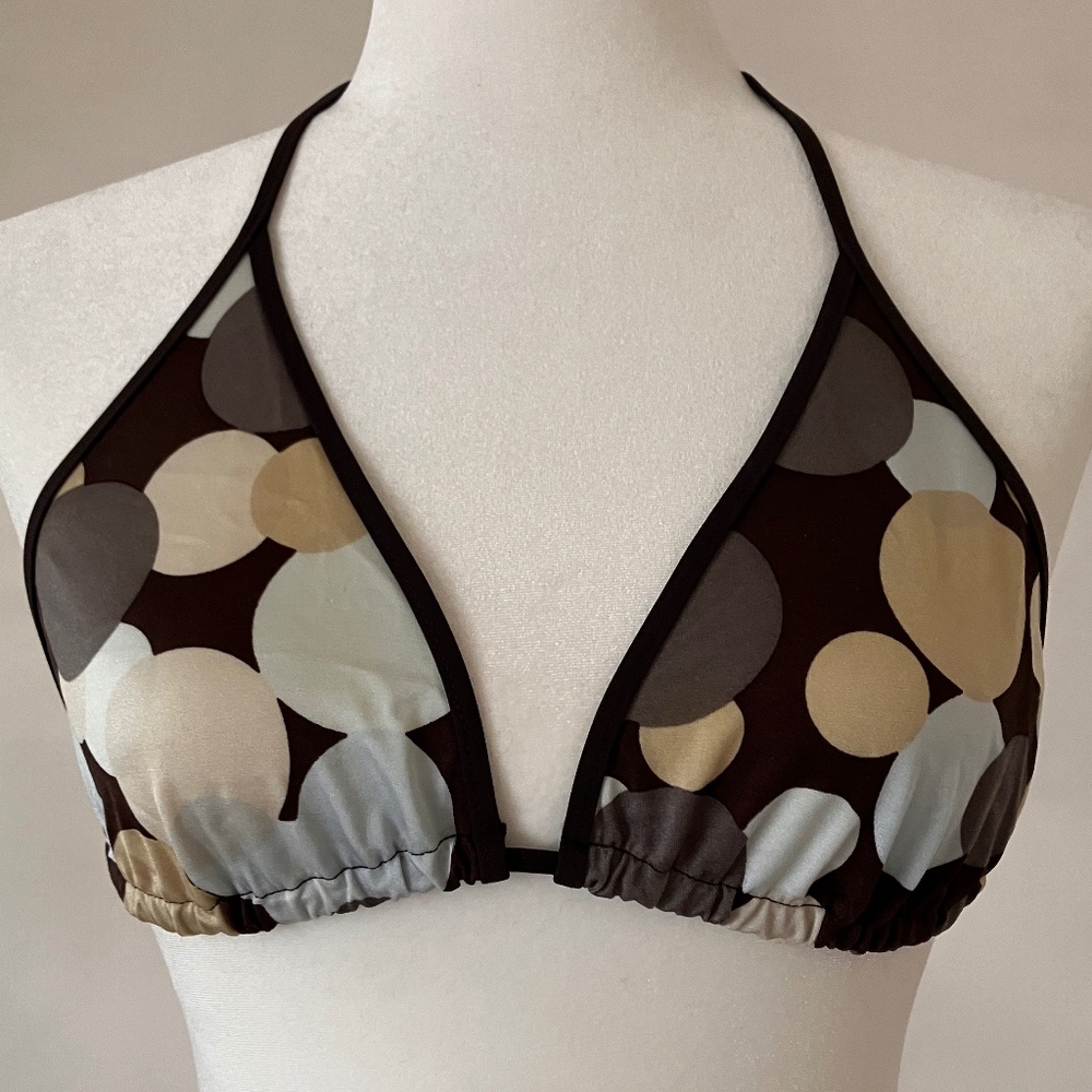 NEW SHAN CIRCLE PRINT BIKINI SET